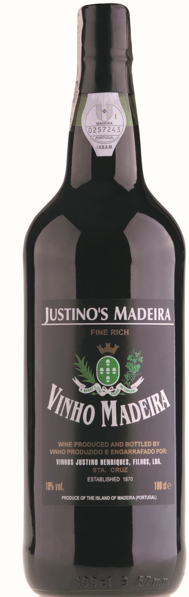 Justino's Madeira 3 YO Fine Rich